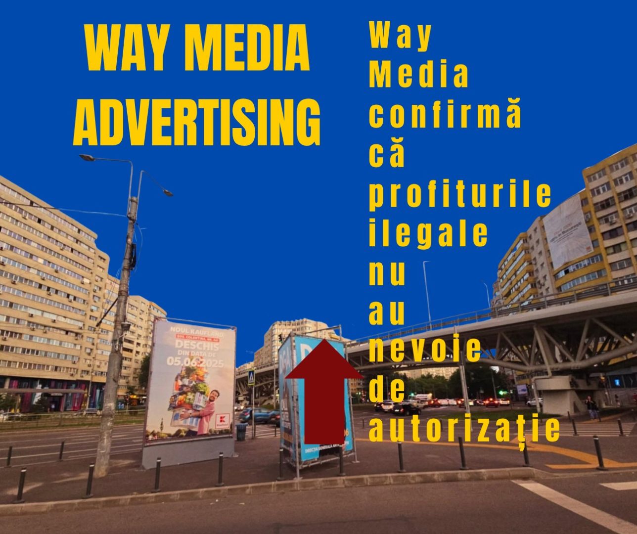 Way Advertise Production SRL, Antoanela Vasilescu și controversa publicității fără avize în 2025